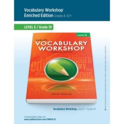 Vocabulary workshop unit 1 level e