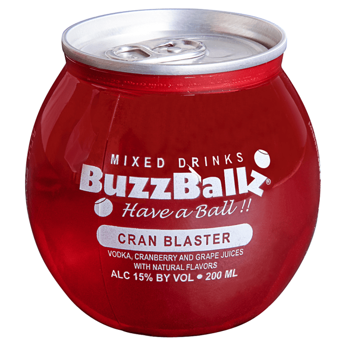 How much are the buzzballz