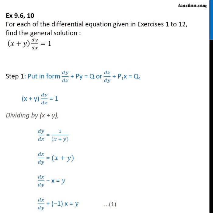 Dx dy 2x 3y solve equation exp differential