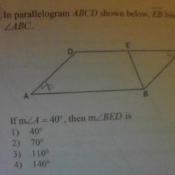 Given that eb bisects cea which statements must be true